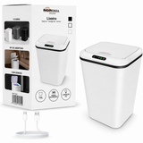 Lixeira Automática 16L com Sensor de Movimento Sem Toque Anti Odor-USB Recarregável