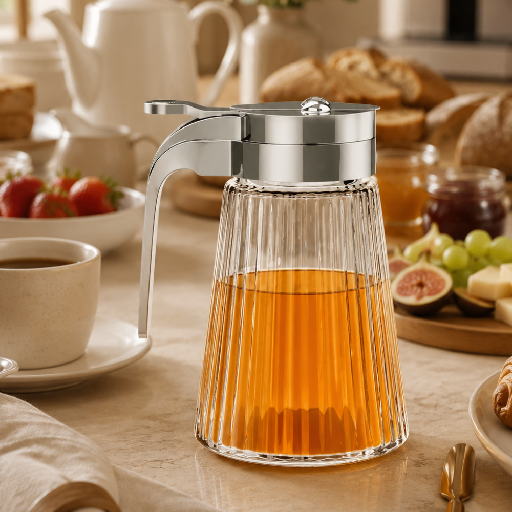Meleira De Vidro Com Dosador Alça 270ml