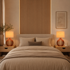 Luminária  Abajur de Mesa Bivolt com Estrutura em MDF