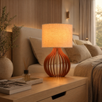 Luminária  Abajur de Mesa Bivolt com Estrutura em MDF