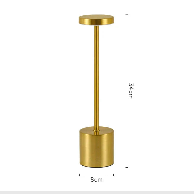 Luminária de Mesa LED Touch Recarregável Sem Fio USB