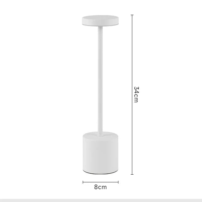 Luminária de Mesa LED Touch Recarregável Sem Fio USB