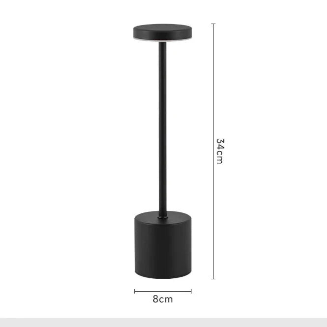 Luminária de Mesa LED Touch Recarregável Sem Fio USB
