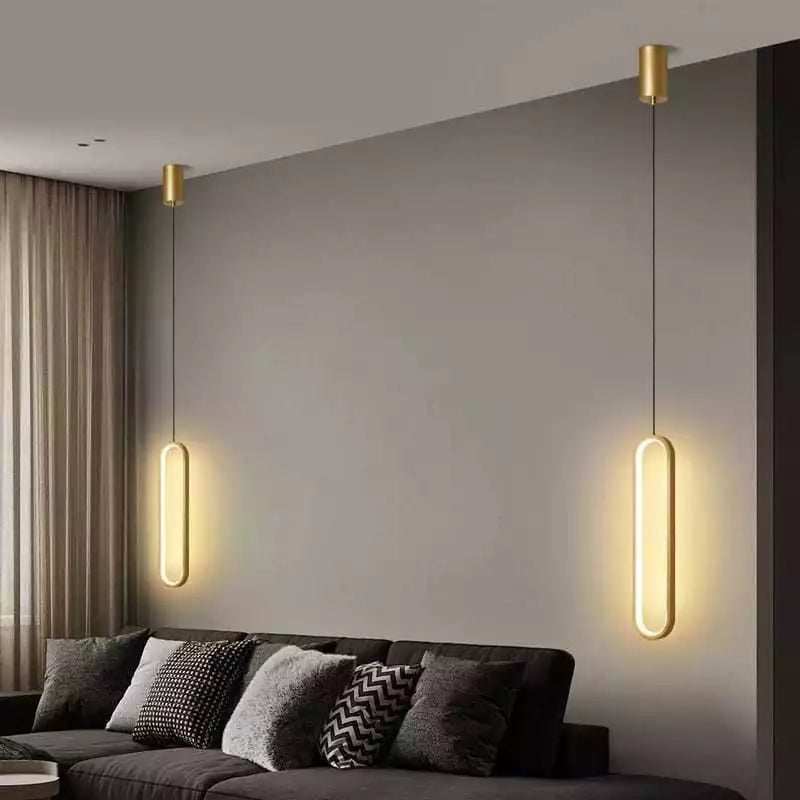 Kit 2 Luminárias Pendentes LED Decorativas Design Moderno