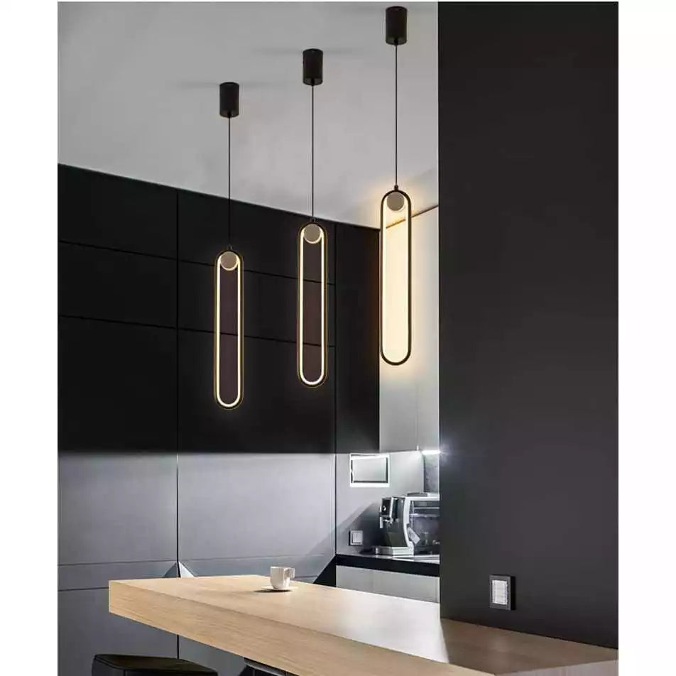 Kit 2 Luminárias Pendentes LED Decorativas Design Moderno