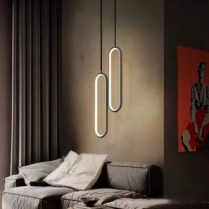 Kit 2 Luminárias Pendentes LED Decorativas Design Moderno