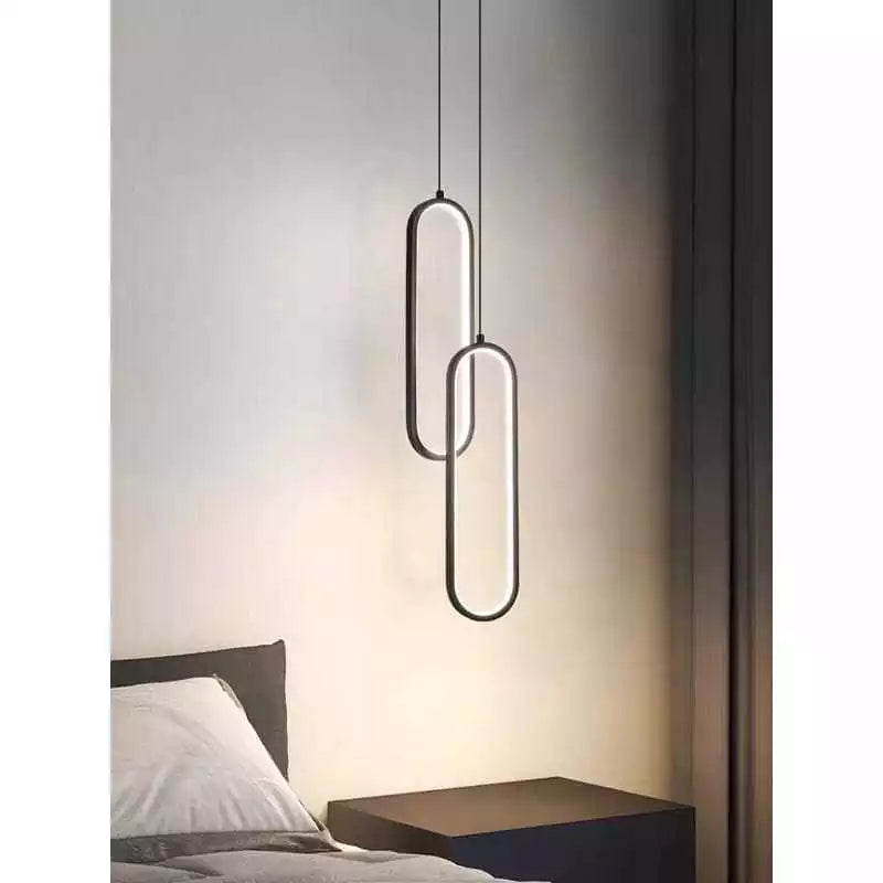 Kit 2 Luminárias Pendentes LED Decorativas Design Moderno