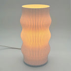 Luminária Opus de Mesa Moderna Design Ondulado