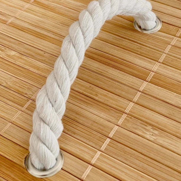 Cesto de Roupa Bambu Dobrável com Saco Removível