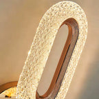 Luminária LED Oval USB 3 Cores de Luz para Quarto e Sala