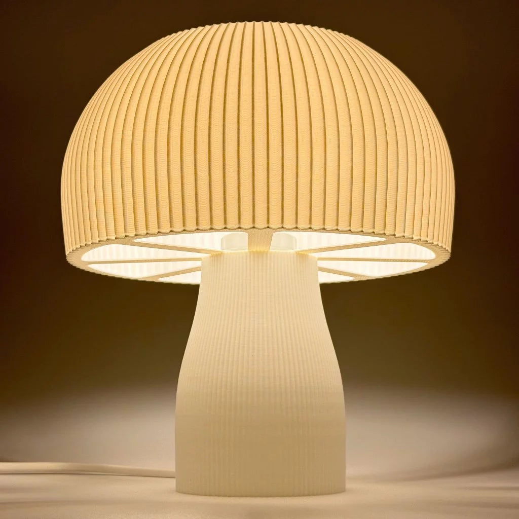 Abajur Cogumelo Luminária de Mesa para Quarto Sala e Escritório