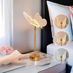 Luminária LED Borboleta Touch Recarregável USB