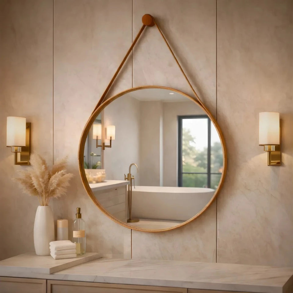 Espelho Redondo Adnet para Decoração de Interiores
