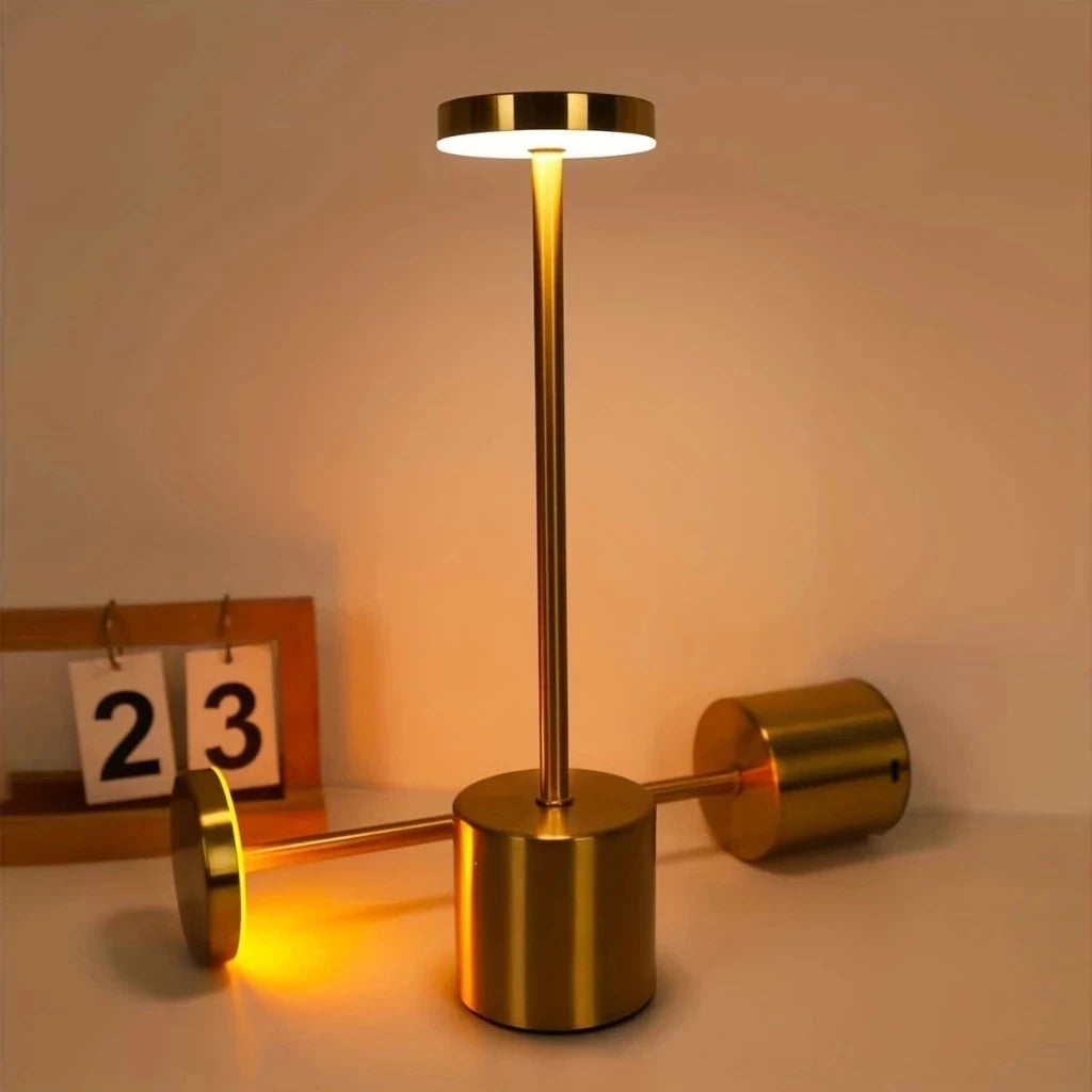 Luminária de Mesa LED Touch Recarregável Sem Fio USB
