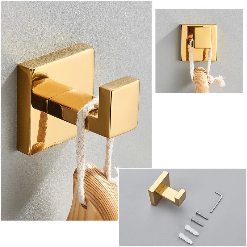 Kit Completo para Banheiro em Aço Inox com Acabamento Premium