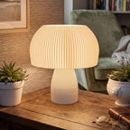 Abajur Cogumelo Luminária de Mesa para Quarto Sala e Escritório