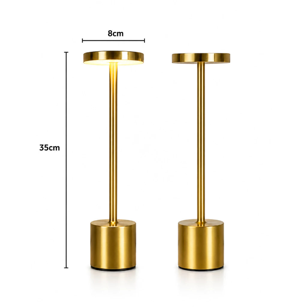Luminária de Mesa LED Touch Recarregável Sem Fio USB