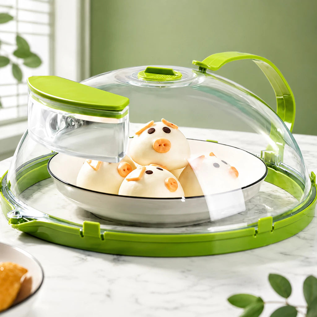 Tampa Anti-Respingo para Microondas  e Geladeira com Dispensador de Água