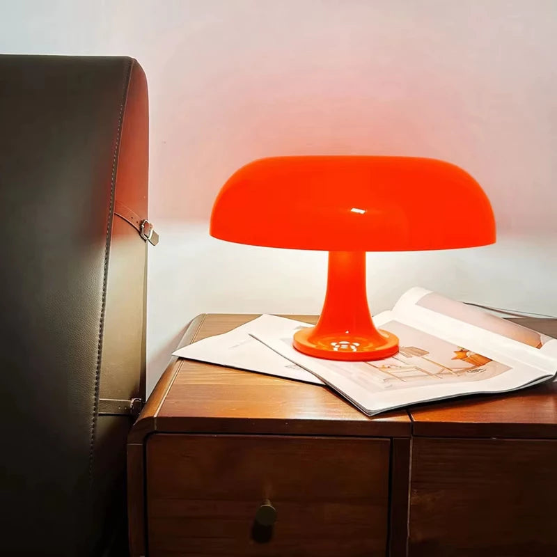 Luminária Cogumelo LED USB Decorativa Retrô