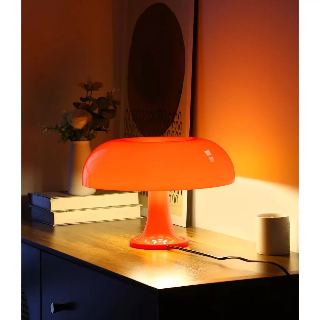 Luminária Cogumelo LED USB Decorativa Retrô