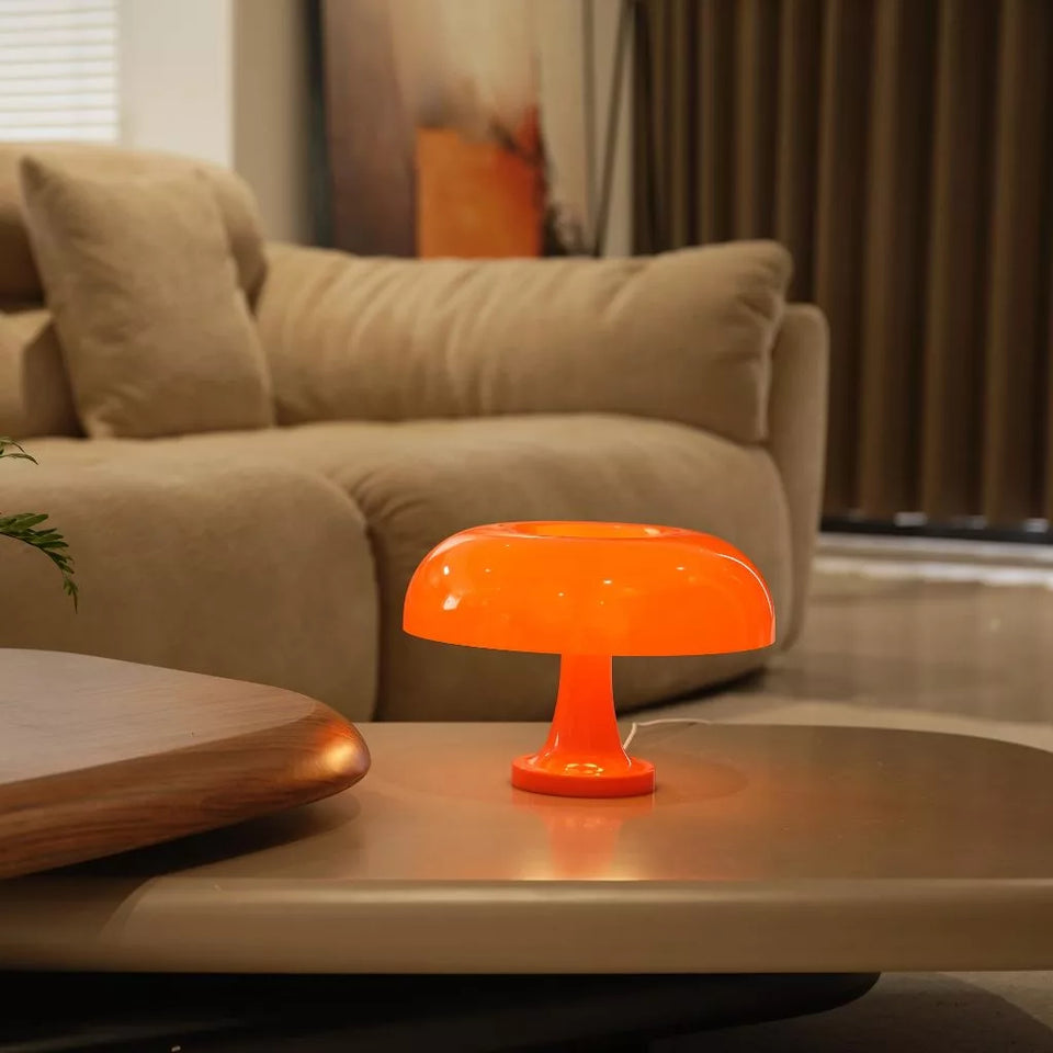 Luminária Cogumelo LED USB Decorativa Retrô