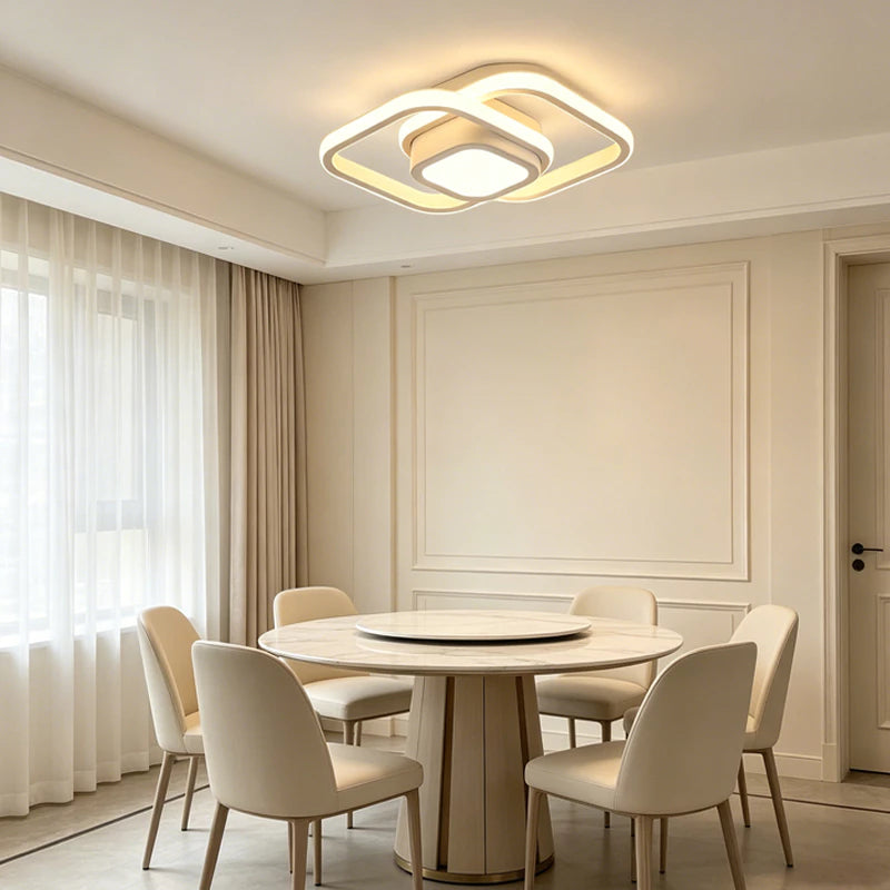 Plafon LED Moderno Minimalista 22W Luz Tricolor