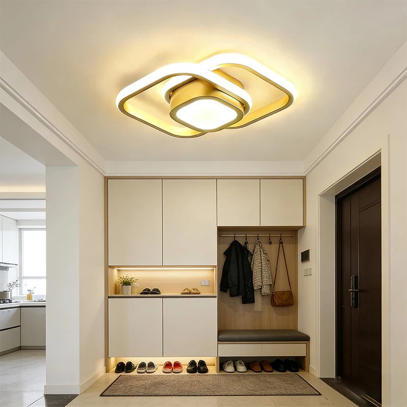 Plafon LED Moderno Minimalista 22W Luz Tricolor