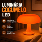 Luminária Cogumelo LED USB Decorativa Retrô