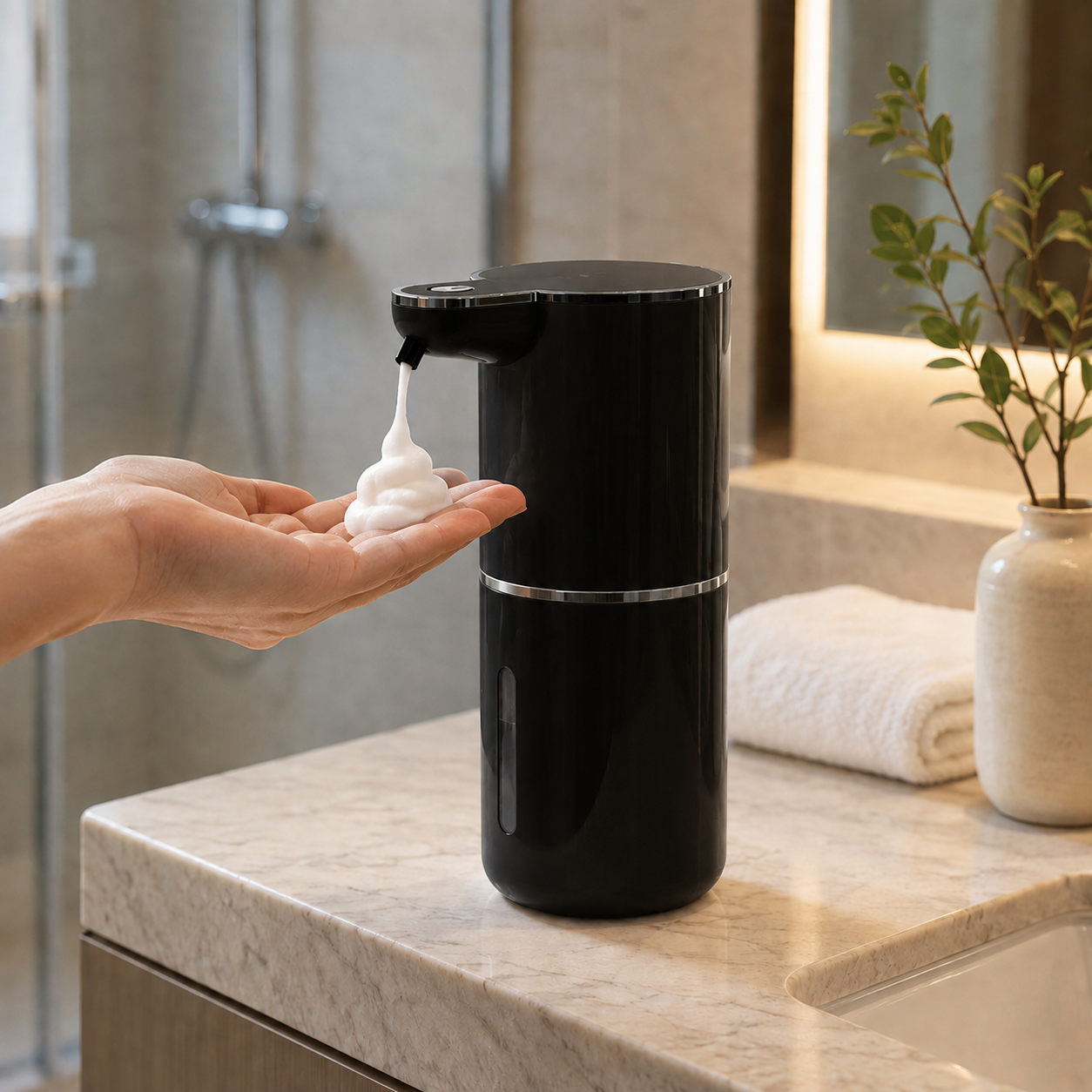Dispenser Automático para Sabonete Líquido e Detergente com Sensor Sem Toque