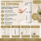 Dispenser Automático para Sabonete Líquido e Detergente com Sensor Sem Toque