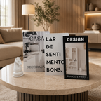 Conjunto Caixa Livro Decorativa Organizadora para Joias e Documentos