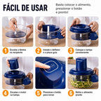 Descascador Elétrico Automático Bivolt para Frutas, Legumes e Alho