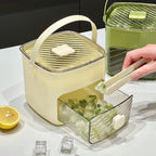 Forma de Gelo com Dispenser 48 Cubos Caixa Organizadora