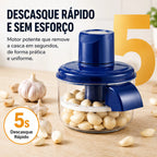 Descascador Elétrico Automático Bivolt para Frutas, Legumes e Alho