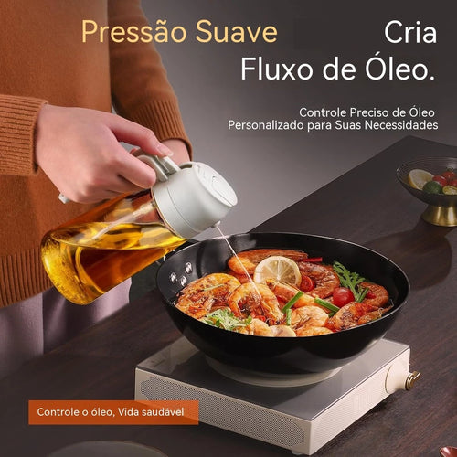 Borrifador Spray Dosador 3 em 1 Azeite Vinagre Óleo